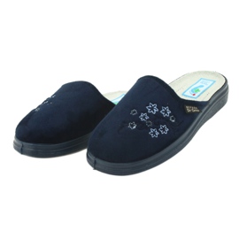 Dr.ORTO Befado hjemmesko til kvinder, flip-flops til diabetikere, 132d012, marineblå 4