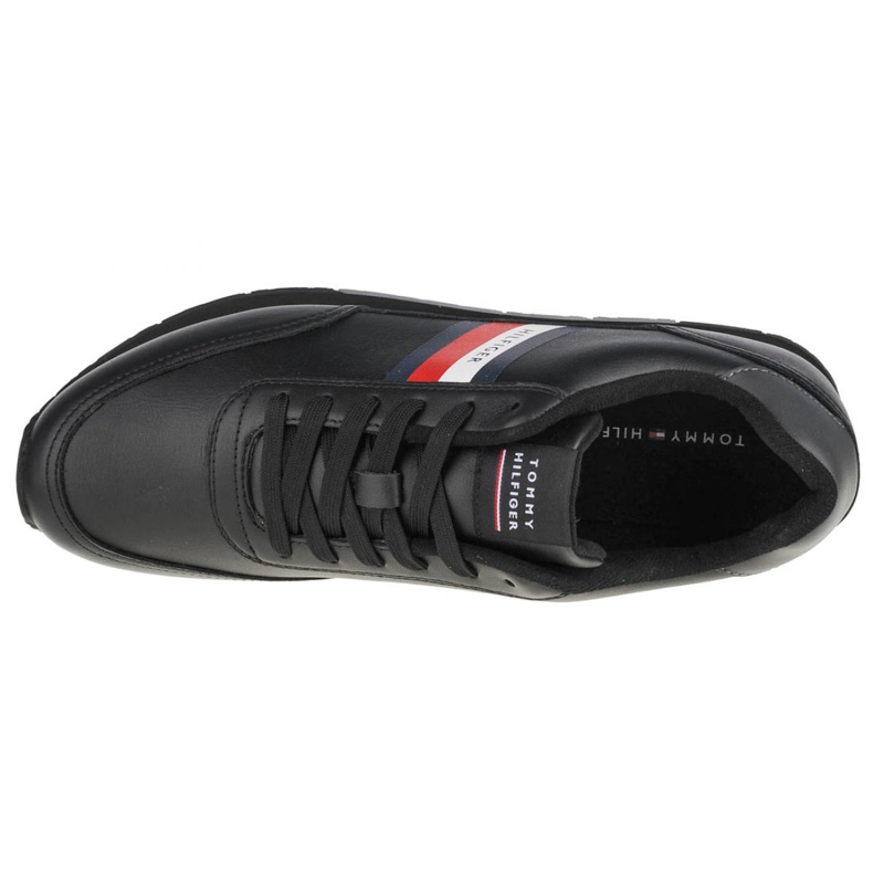 Tommy Hilfiger Essential Runner Vinter Læder M FM0FM03814-BDS-sko sort 2