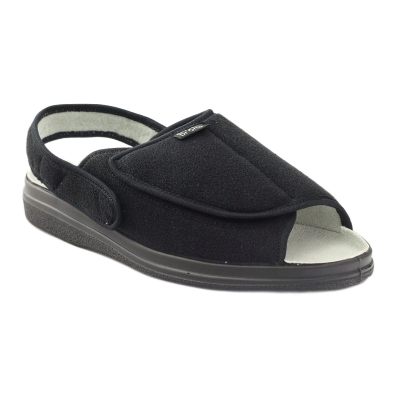 Dr.Orto Befado sorte herresandaler 1
