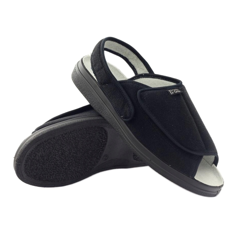 Dr.Orto Befado sorte herresandaler 3