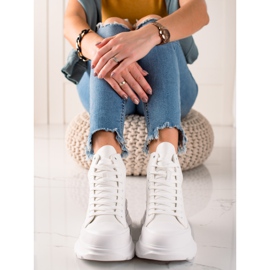 Seastar Sneakers på platformen hvid 1