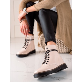 TRENDI Beige varme støvler 1