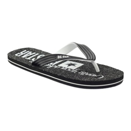Big Star 174621 flip-flops herresko hvid sort 1
