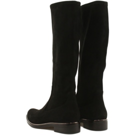 Caprice Sorte Stretch Damestøvler 25512-41 044 4