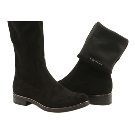 Caprice Sorte Stretch Damestøvler 25512-41 044 6