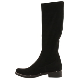 Caprice Sorte Stretch Damestøvler 25512-41 044 2
