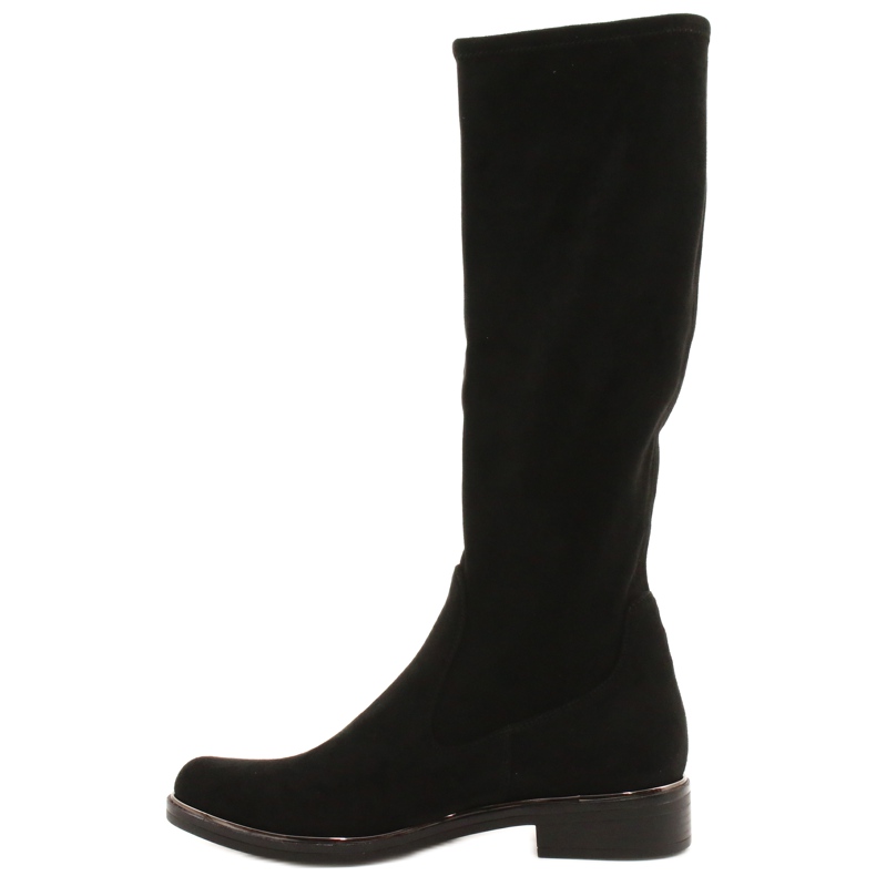 Caprice Sorte Stretch Damestøvler 25512-41 044 2