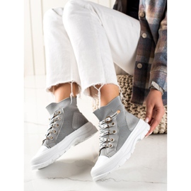 Goodin Mode høje sneakers grå 1