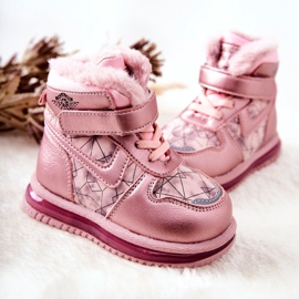 PJ2 Varme snestøvler til børn Pink Shirinell lyserød 5