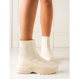 Seastar Slip-on støvler med en sok beige 1