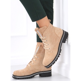Snørestøvler Bing Beige 1