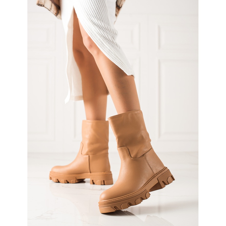 Seastar Camel slip-on tasker beige 1