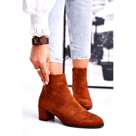 Dame støvler Sergio Leone Camel BT528 brun 1