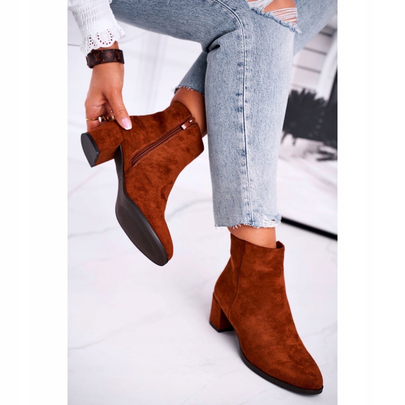 Dame støvler Sergio Leone Camel BT528 brun 2