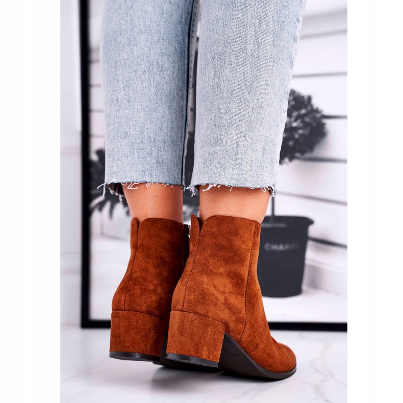 Dame støvler Sergio Leone Camel BT528 brun 3