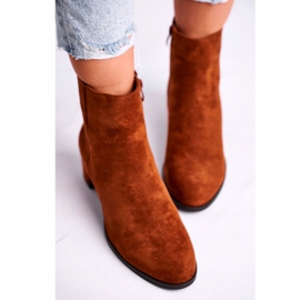 Dame støvler Sergio Leone Camel BT528 brun 4