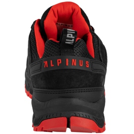 Alpinus Seville M JS43575 trekkingsko sort rød 4