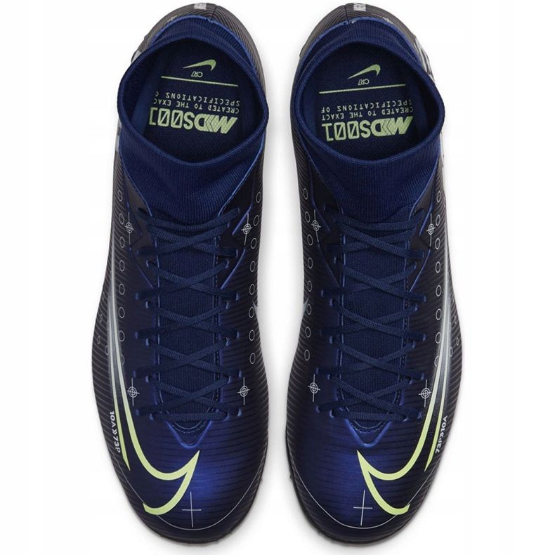 Nike Mercurial Superfly 7 Academy Mds Tf M BQ5435 401 fodboldsko marineblå 1