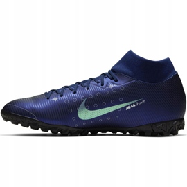 Nike Mercurial Superfly 7 Academy Mds Tf M BQ5435 401 fodboldsko marineblå 2