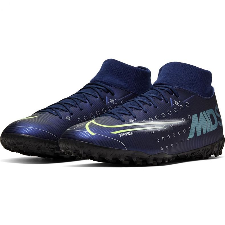 Nike Mercurial Superfly 7 Academy Mds Tf M BQ5435 401 fodboldsko marineblå 3
