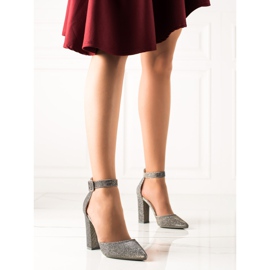 Seastar Sølv Glitter Pumps beige 1