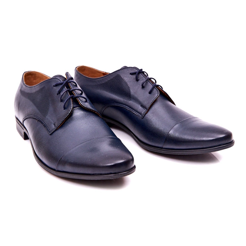 Bednarek Polish Shoes Herre læder hjemmesko Bednarek Marineblå 1