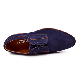 Bednarek Polish Shoes Nubuck lædersko Bednarek 684 Marineblå brun 1