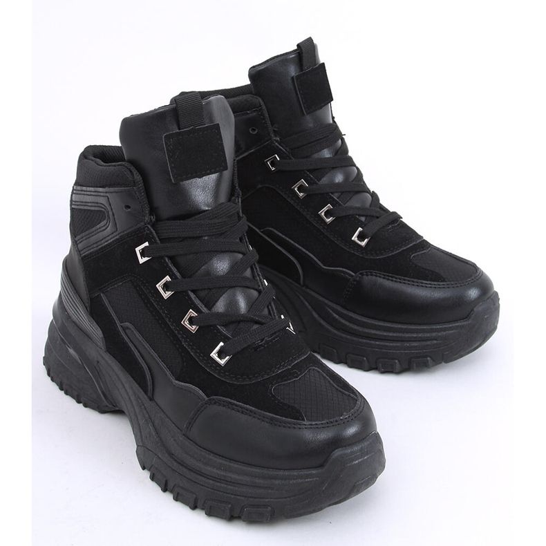 Diana Black high-top sneakers sort 2