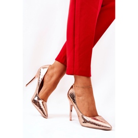 Slangemønsterstifter Rose Gold Tissoria gylden 1