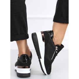 Karita Black wedge sneakers sort 1