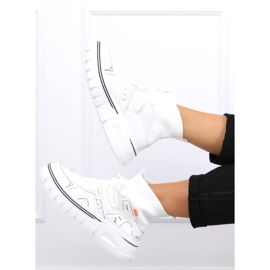 Malin White sock sportssko hvid 1