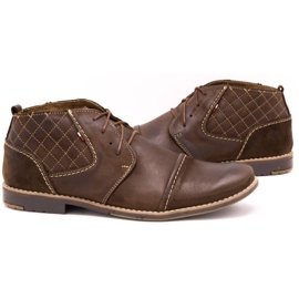 Olivier Quiltede herresko 254 brun 5