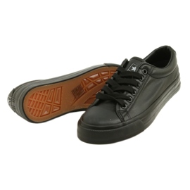 News Sorte sneakers til kvinder lavet af øko-læder 21SP02-1200 6