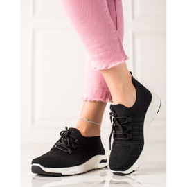 TRENDI Slip-on sportssko sort 1