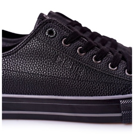 Mænds læder -sneakers Big Star II174002 Sort 3