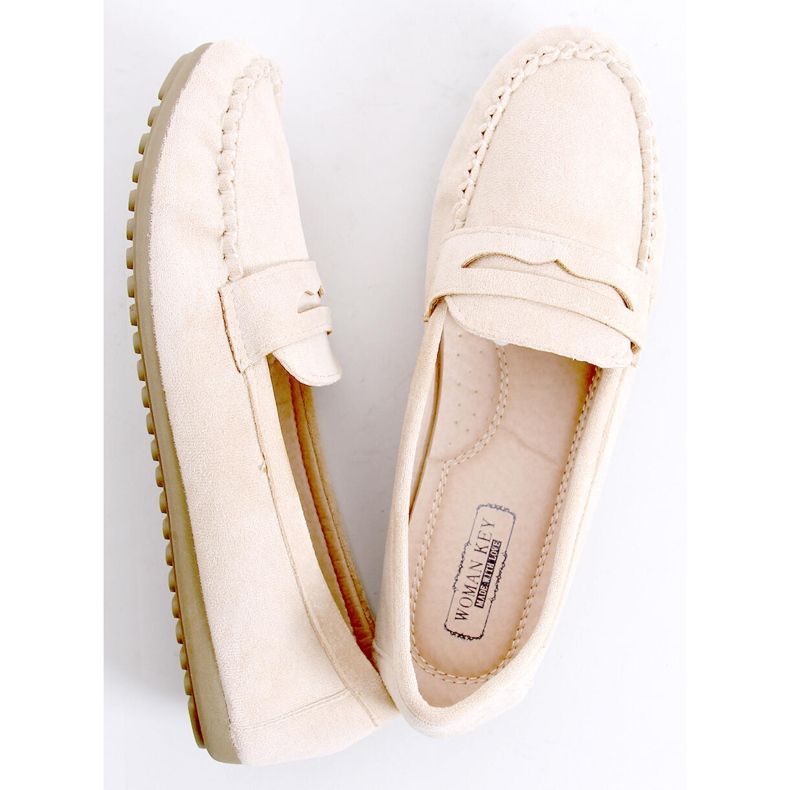 Rello Beige loafers til kvinder 2