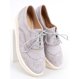 Damesko espadriller Apia Grey grå 1