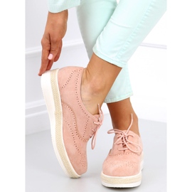 Damesko espadriller Apia Pink lyserød 2