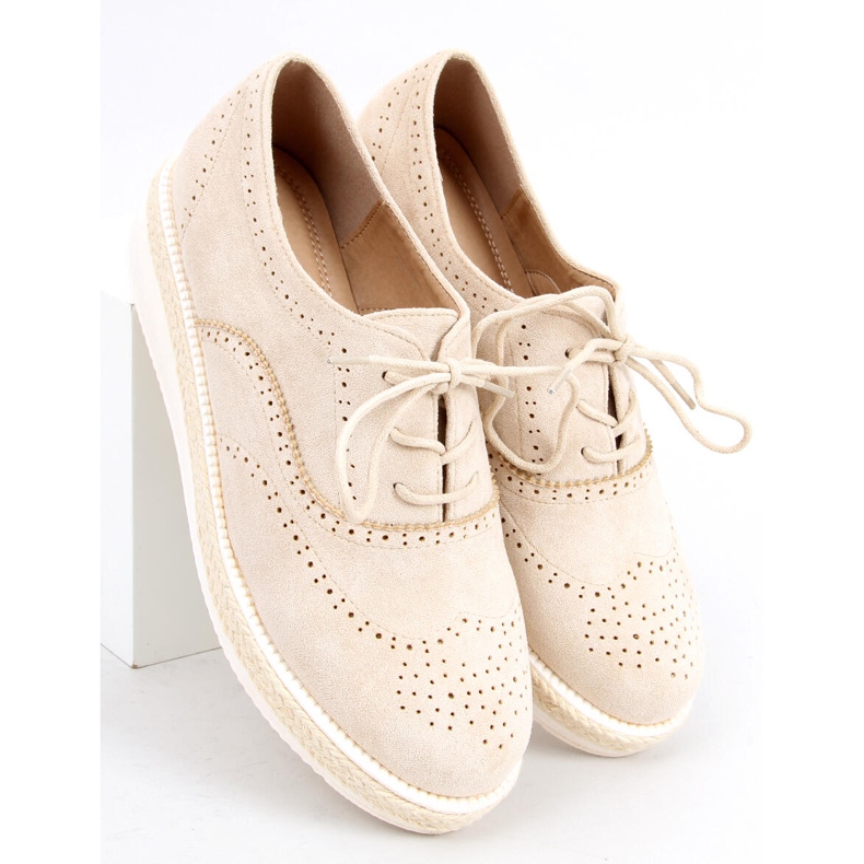 Damesko espadriller Apia Beige 1