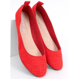 Gennembrudte ballerinaer Ameli Red rød 2