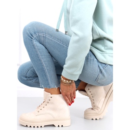 Bibi Beige ankelhøje trekking sneakers 2