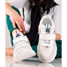 TRENDI Sportssneakers med velcro grå 2
