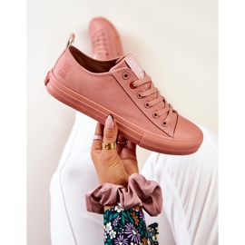 Low Sneakers Big Star JJ274005 Mørk pink lyserød 2