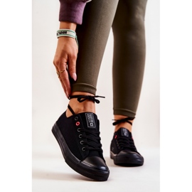 Sorte lave sneakers Big Star JJ274003 2
