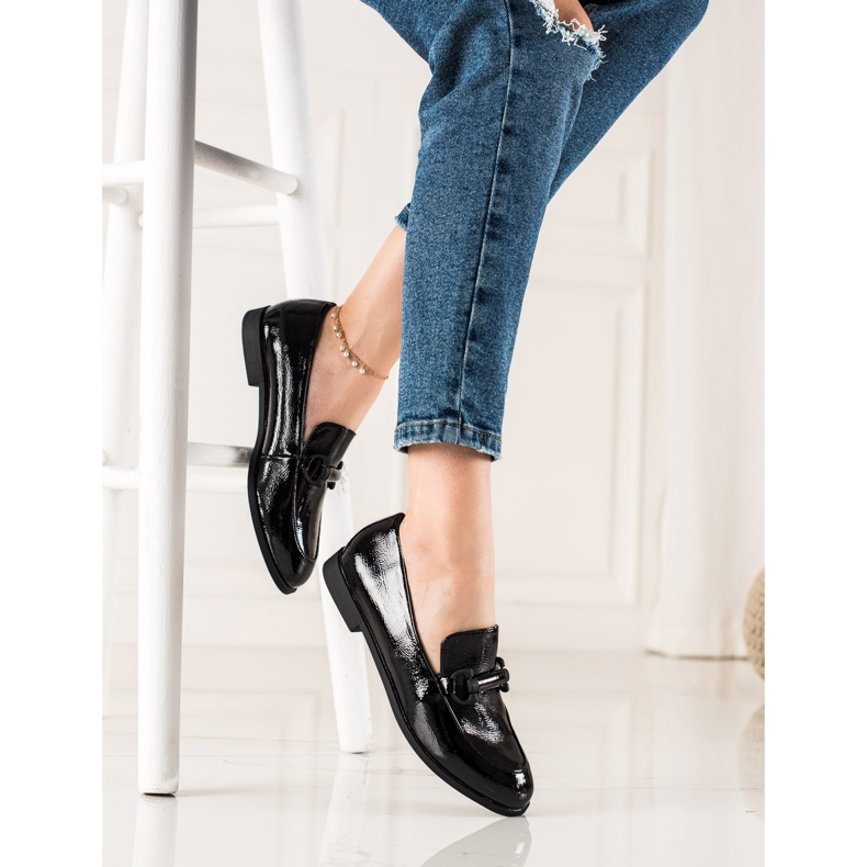 Sorte loafers fra La.Fi 1