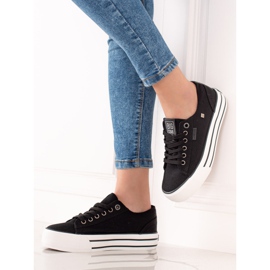 Big Star Sneakers til kvinder HH274056 sort 1