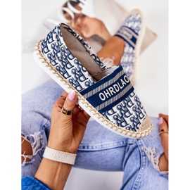 Klassiske Blue Warm Time Espadrilles hvid 1