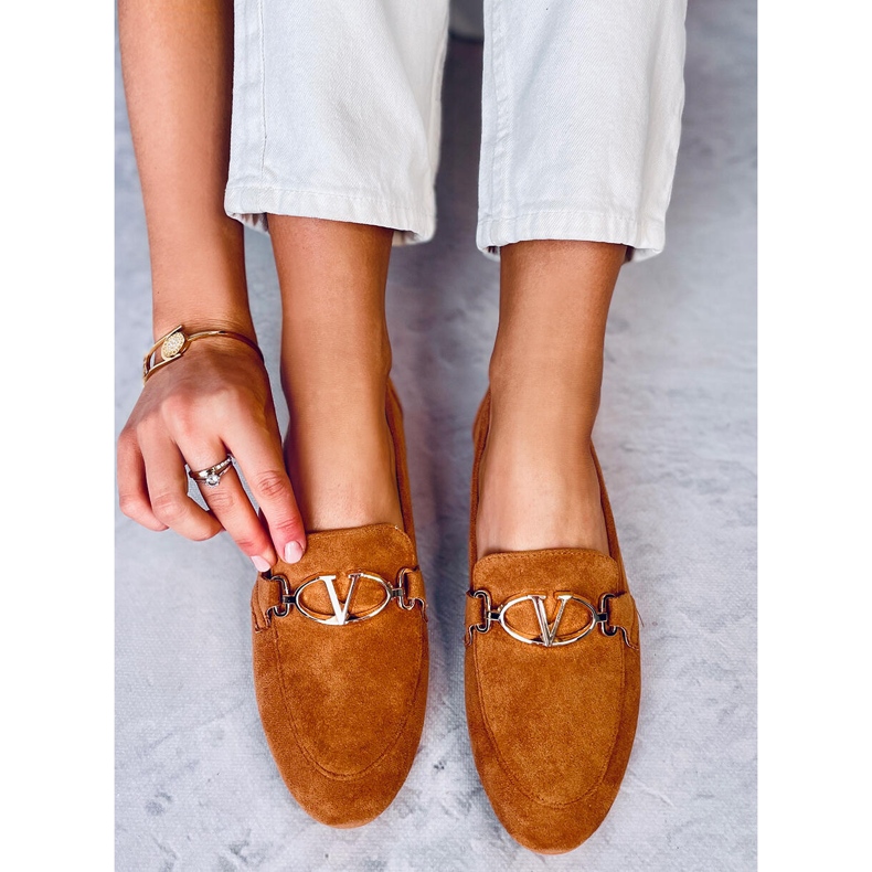 Fred Camel dame loafers brun 1