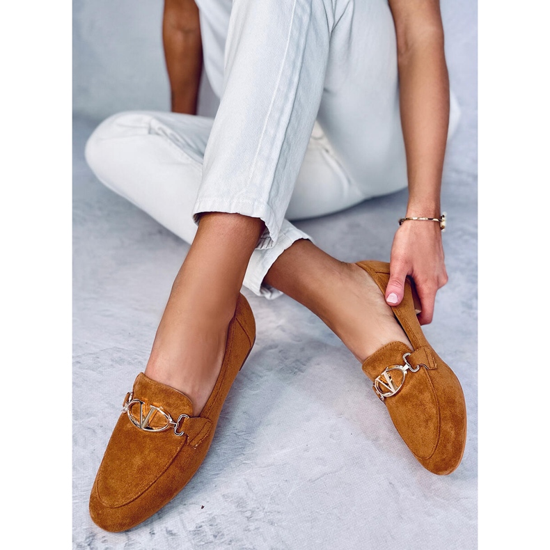 Fred Camel dame loafers brun 2