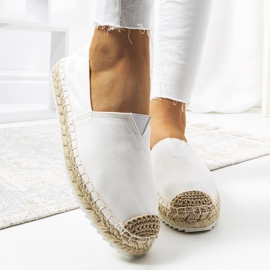 Hvide espadriller til kvinder Big Star Luigi 1